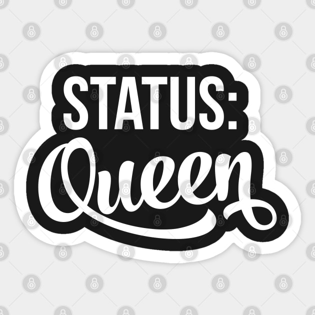 Status Black Queen Sticker by UrbanLifeApparel
